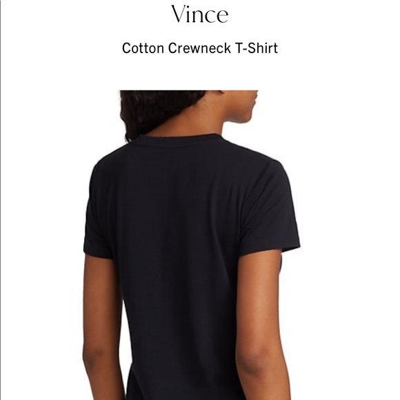 Vince Classic Navy Cotton Crewneck Tee, worn twice - Picture 3 of 5